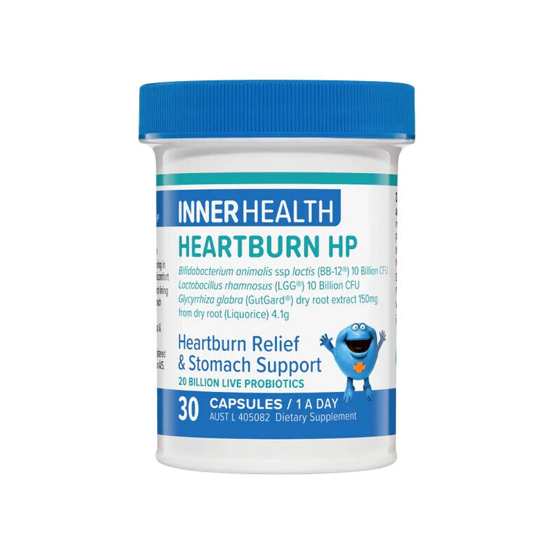 Inner Health Heartburn HP Herbal Probiotic 30 Capsules