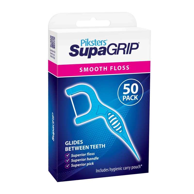 Piksters SupaGRIP Smooth Floss 50 Pack