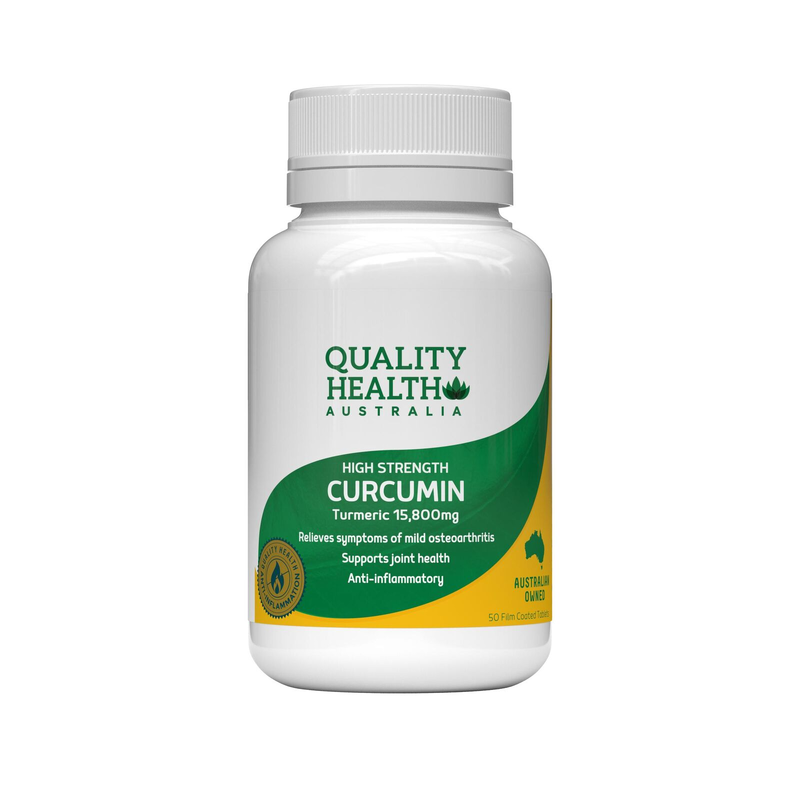 Quality Health High Strength Curcumin 50 Tablets