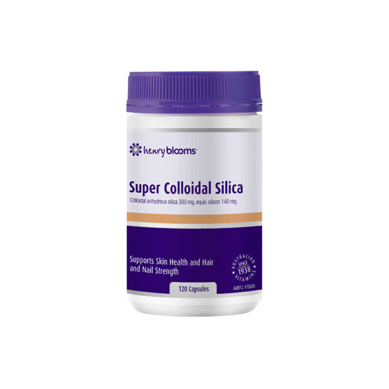 Henry Blooms Super Colloidal Silica 120 Capsules