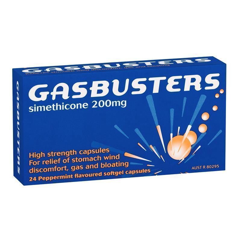 Gasbusters 24 Peppermint Softgel Capsules
