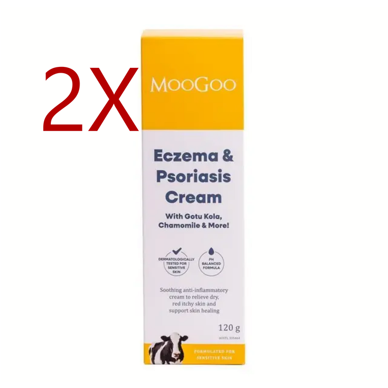 2X MooGoo Eczema & Psoriasis Cream 120g