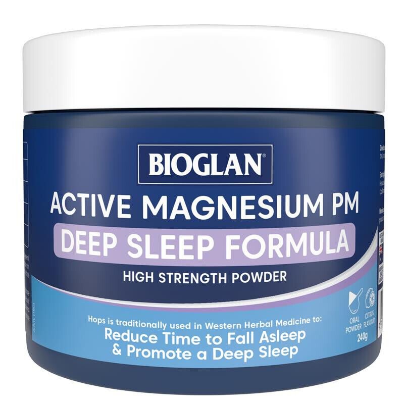 Bioglan Active Magnesium PM Deep Sleep Formula 240g Powder