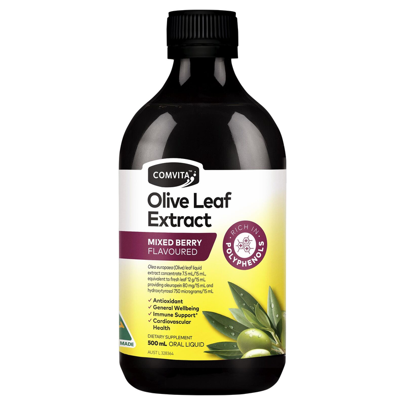 Comvita Olive Leaf Extract Mixed Berry Flavoured 500ml