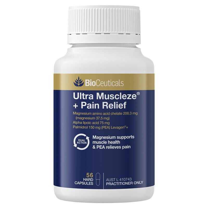 BioCeuticals Ultra Muscleze + Pain Relief 56 Hard Capsules
