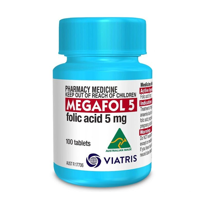 Megafol 5 mg 100 Tablets