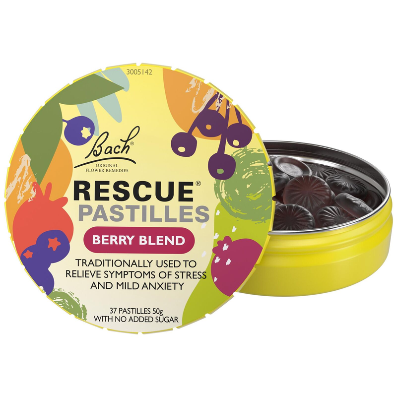 Bach Rescue Pastilles Berry Blend 50g