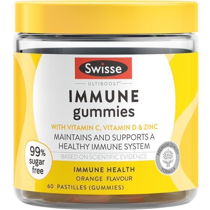 Swisse Ultiboost Immune Gummies 60 Pastilles