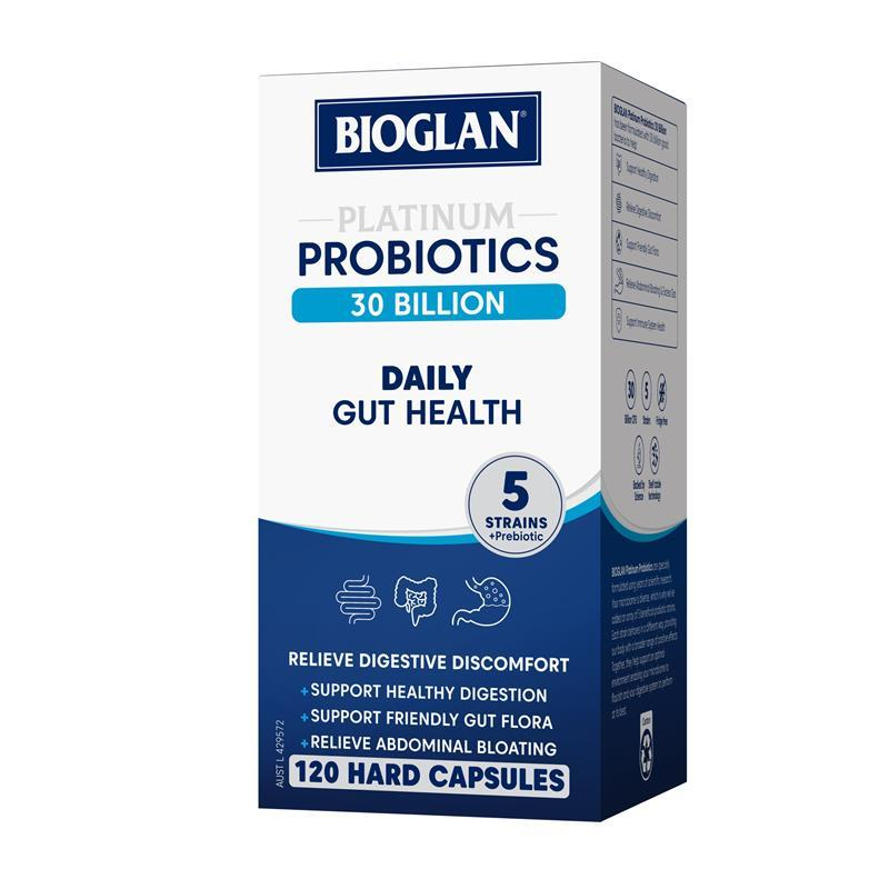 Bioglan Platinum Probiotic 30 Billion 120 Capsules