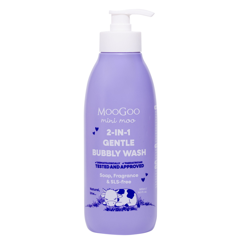 MooGoo Mini Moo 2 in 1 Bubbly Wash 500ml