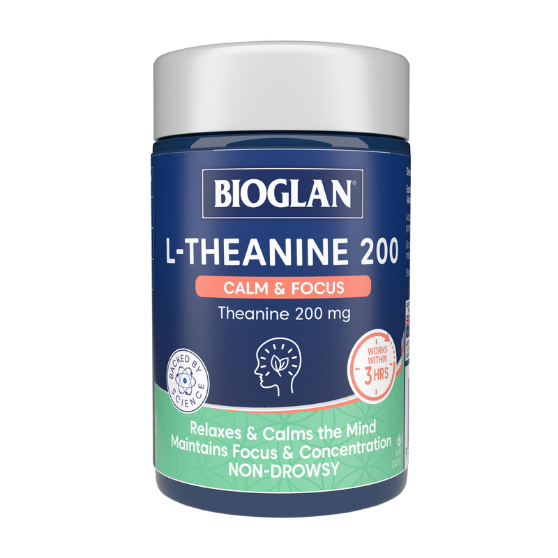 Bioglan L-Theanine Calm & Focus 60 Tablets