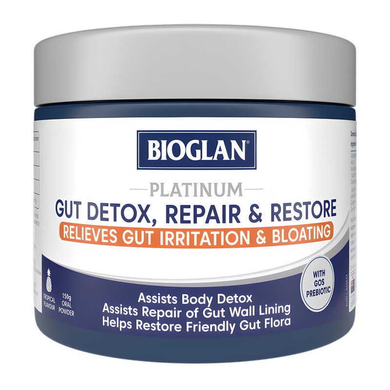 Bioglan Platinum Gut Detox Repair & Restore 150g Powder