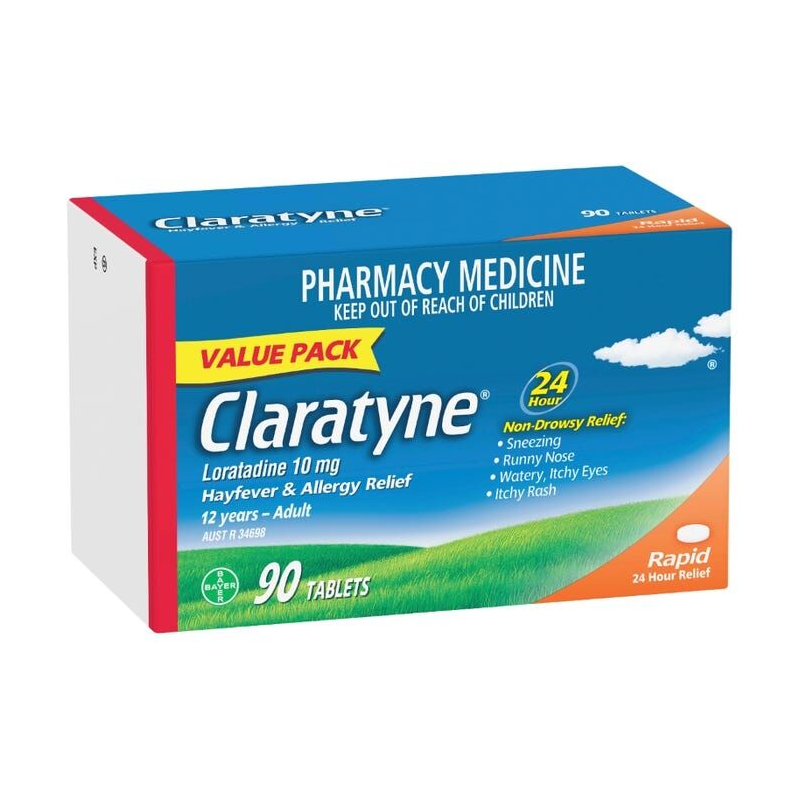 Claratyne 10mg 90 Tablets 