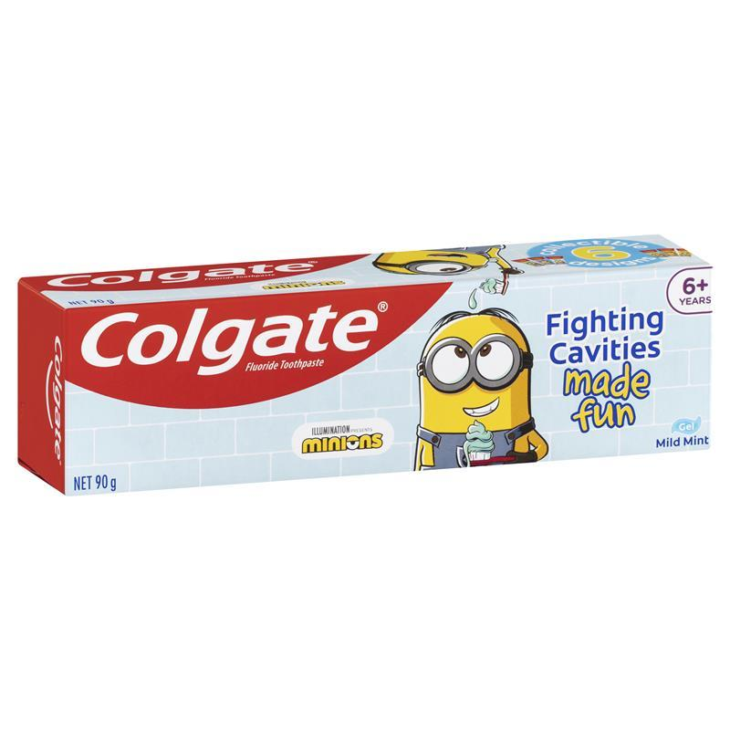 Colgate Kids Minions Mild Mint Toothpaste 6+ Years 90g