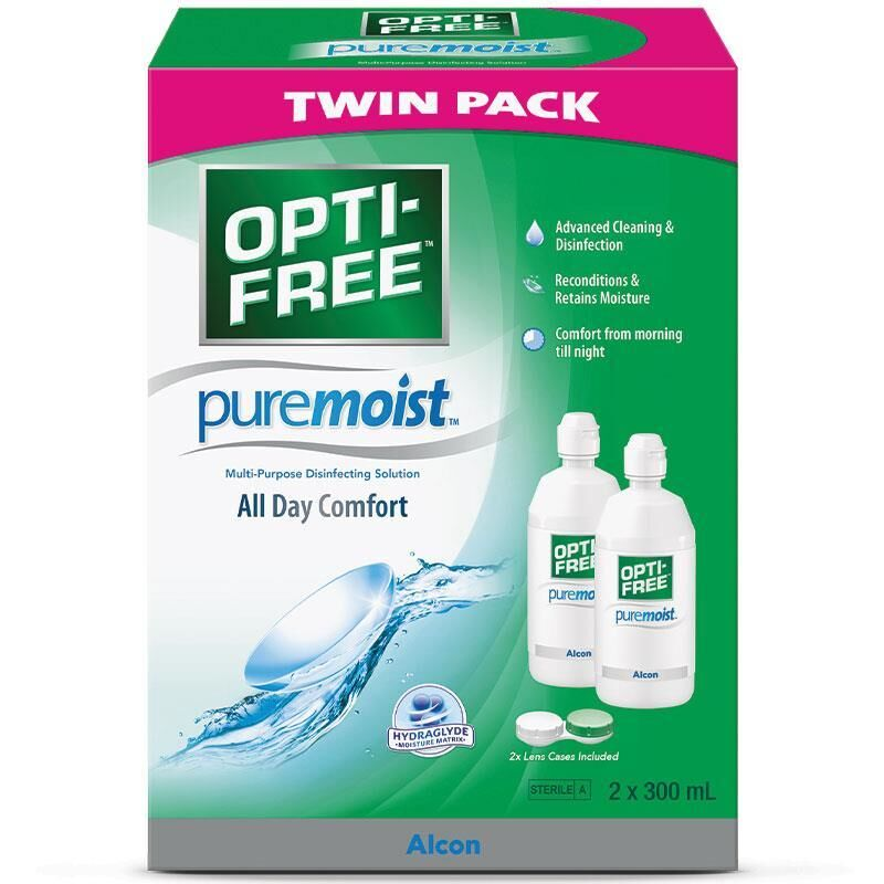Opti-Free Puremoist Twin Pack 2 X 300ml