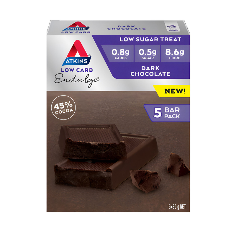Atkins Low Carb Endulge 5 Bar Pack Dark Chocolate
