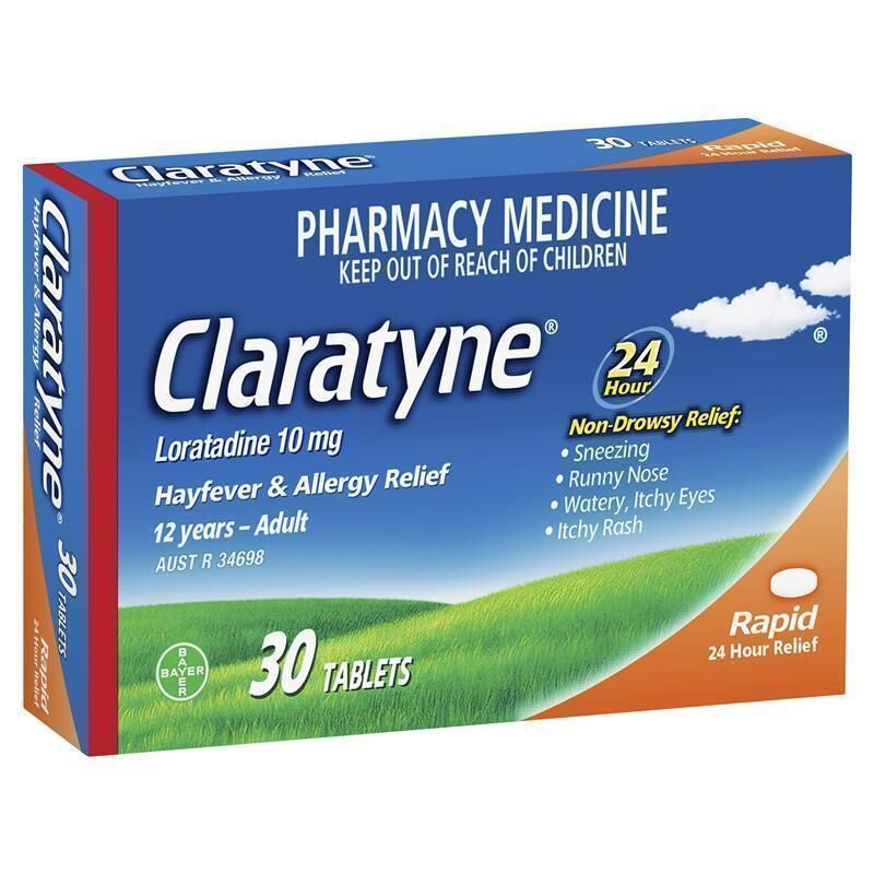 Claratyne 10mg 30 Tablets 