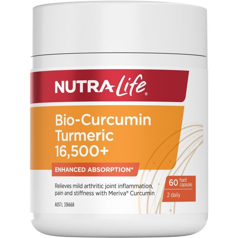 Nutra Life Bio-Curcumin Turmeric 16,500+ 60 Capsules