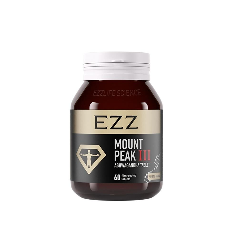 EZZ Mount Peak III Ashwagandha Tablet 60 Tablets