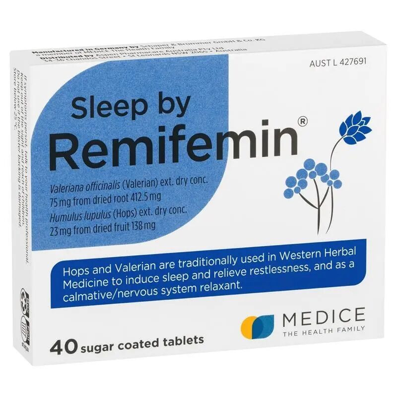 Remifemin Sleep 40 Tablets 