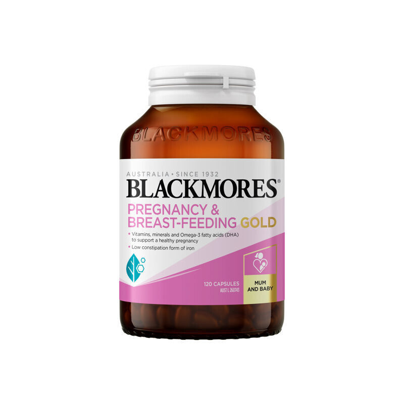 Blackmores Pregnancy & Breast-feeding Gold 120 Capsules