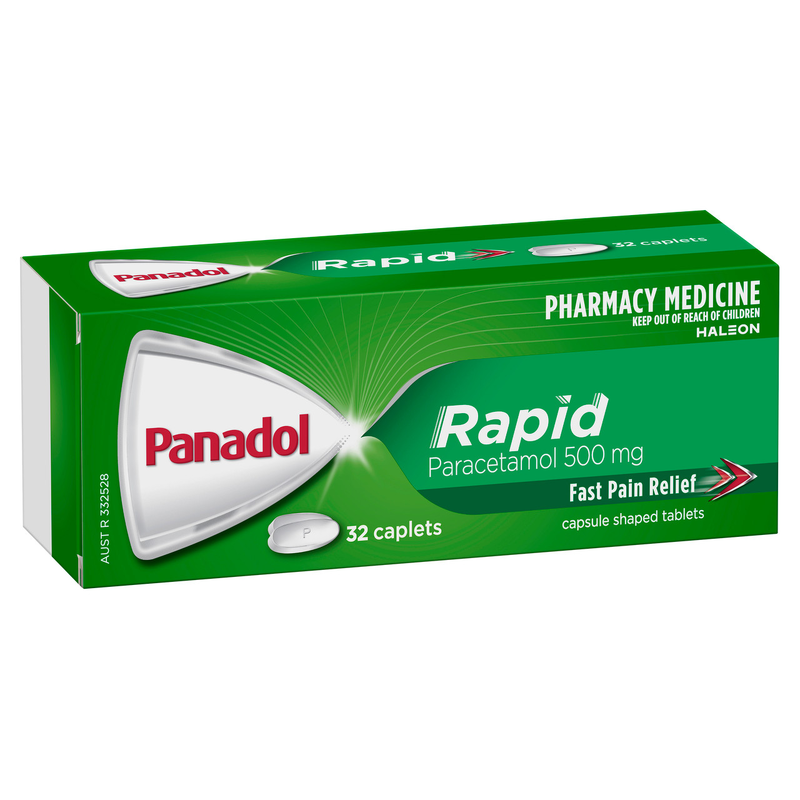 Panadol Rapid 500mg 32 Caplets