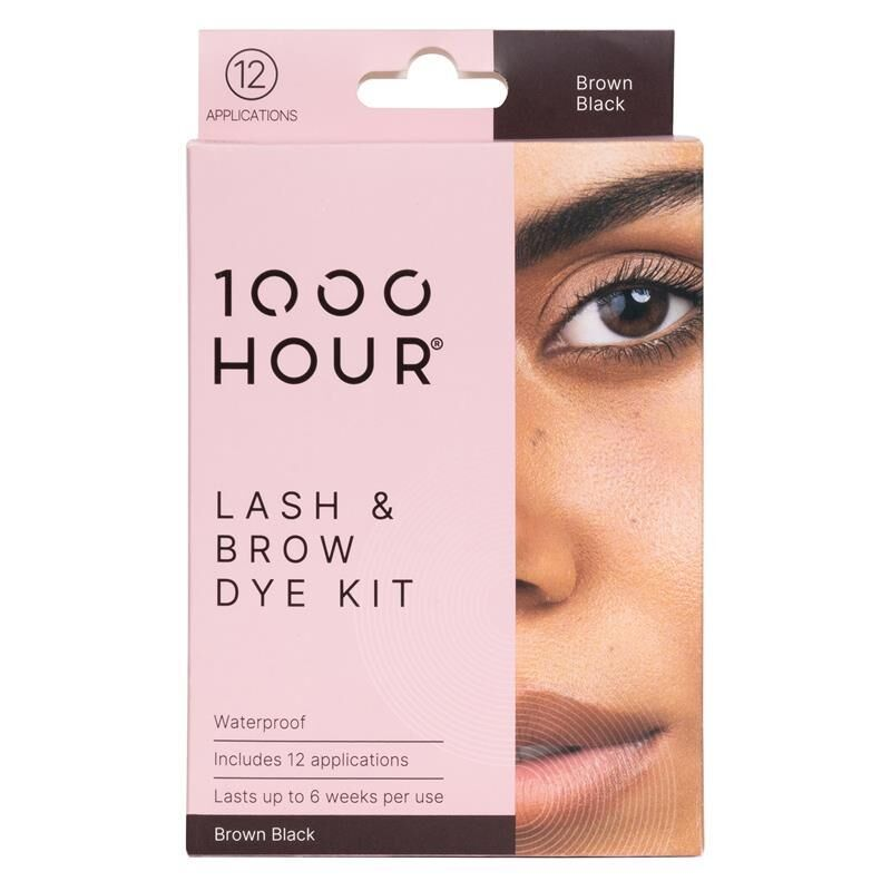 1000 Hour Lash & Brow Dye Kit - Brown Black