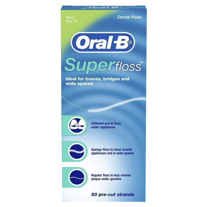 Oral B Superfloss 50 Pre Cut Strands