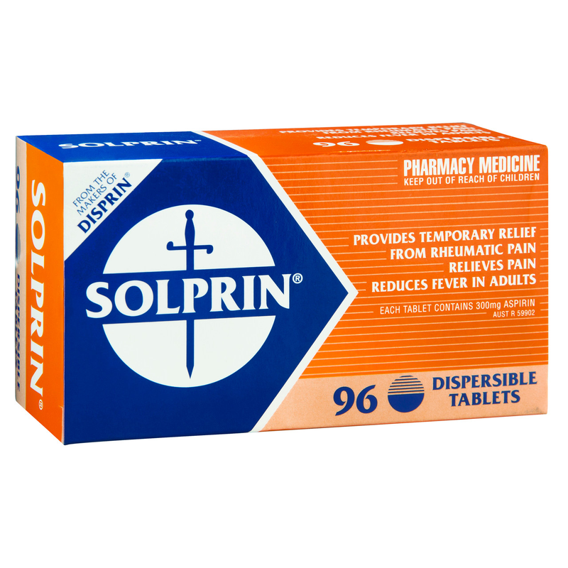 Solprin 300mg 96 Dispersible Tablets