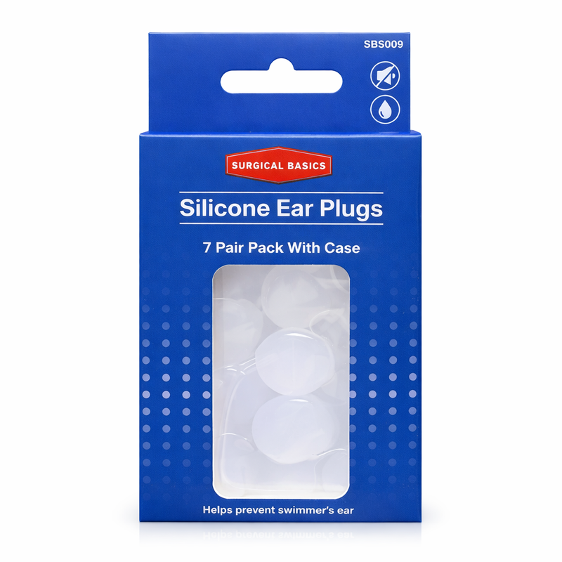 Surgical Basics Silicone Ear Plugs (7 Pairs)