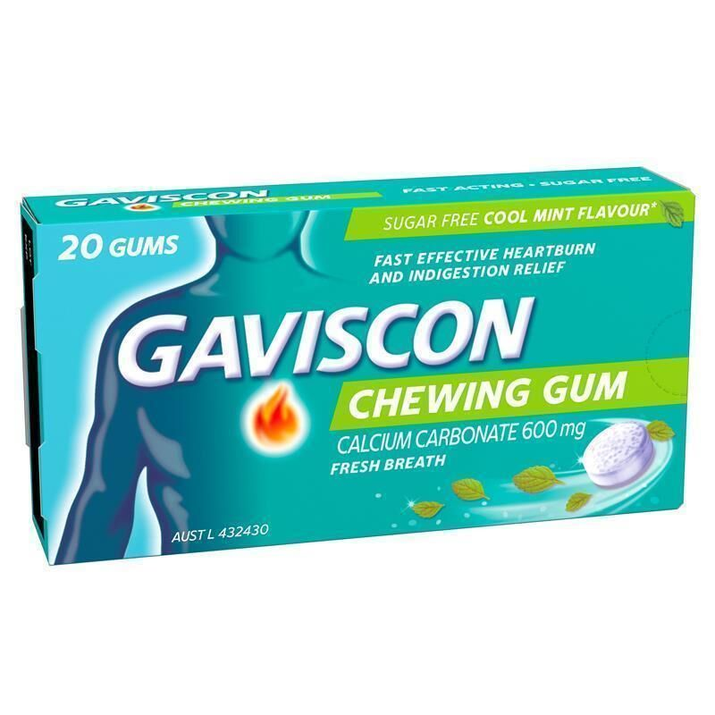 Gaviscon Chewing Gum 20 Cool Mint Gums