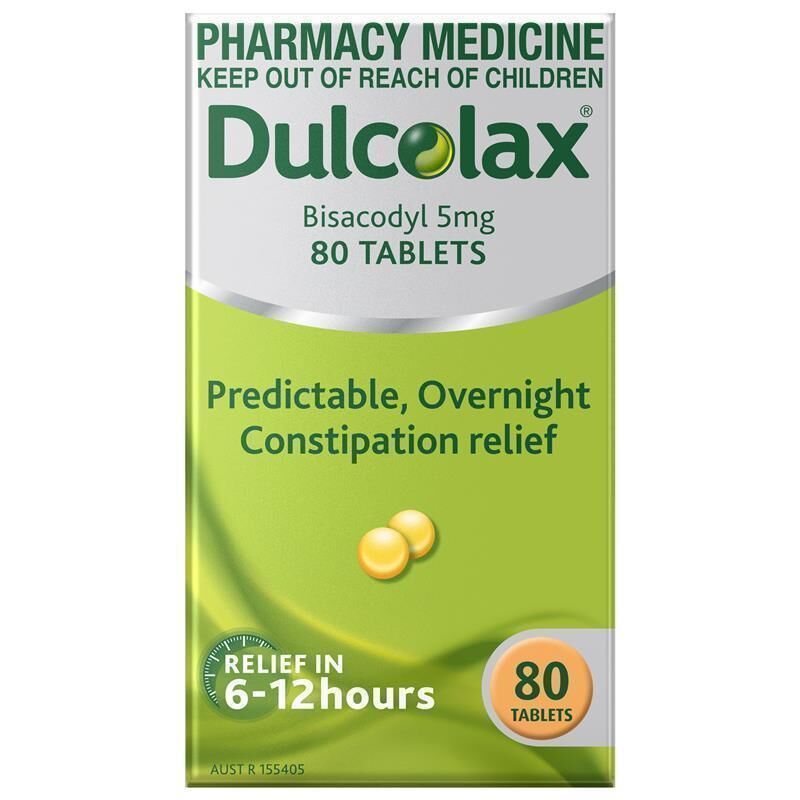 Dulcolax Laxative 5mg 80 Tablets