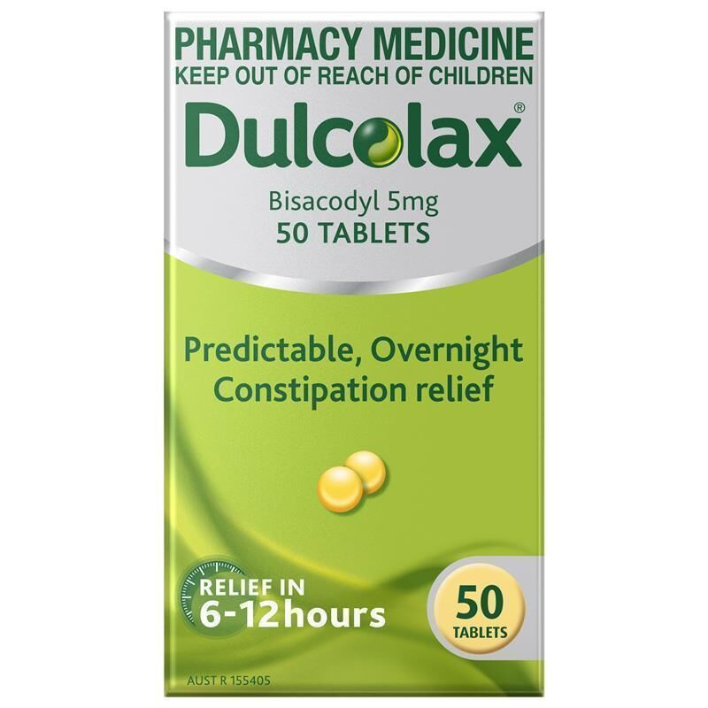 Dulcolax Laxative 5mg 50 Tablets