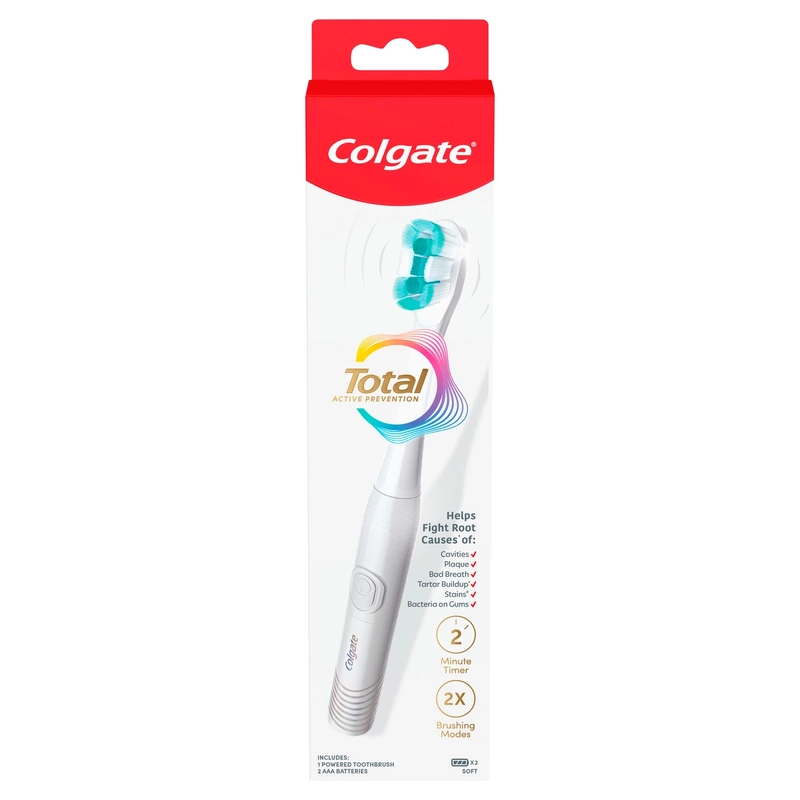 Colgate Total Active Prevention Soft Powered Toothbrush 1 Pack