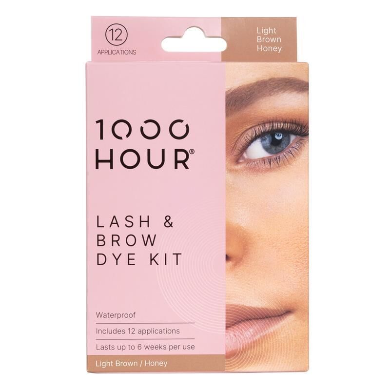 1000 Hour Lash & Brow Dye Kit - Light Brown / Honey