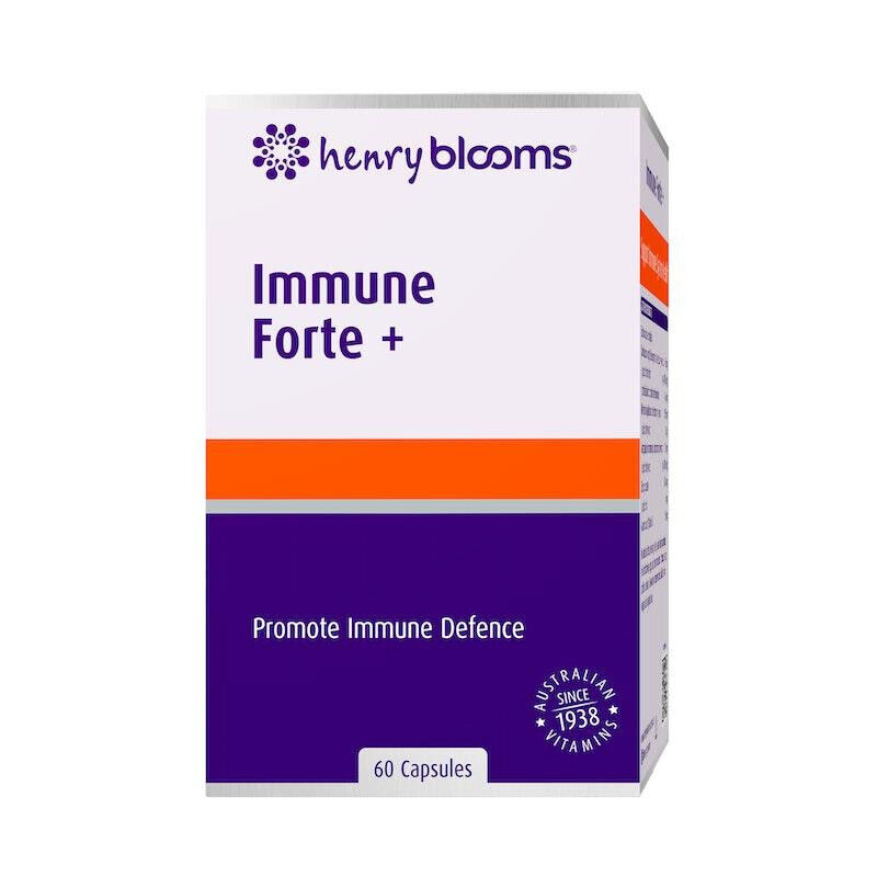 Henry Blooms Immune Forte + 60 Capsules
