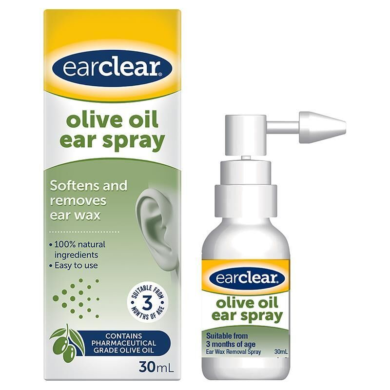 EarClear Olive Oil Ear Spray 30ml