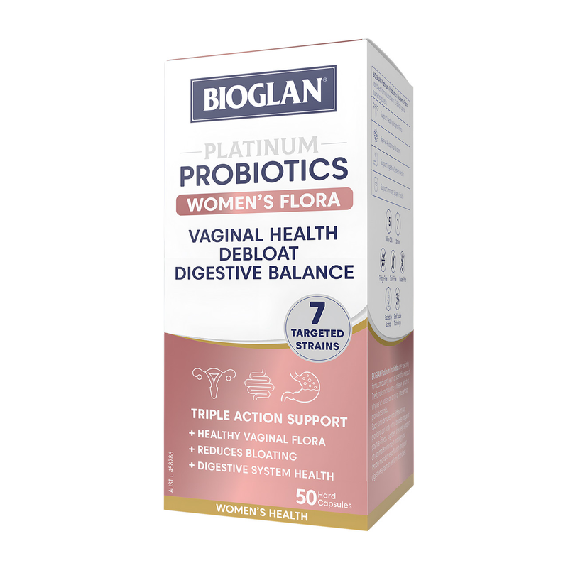 Bioglan Platinum Probiotics Women's Flora 50 Capsules