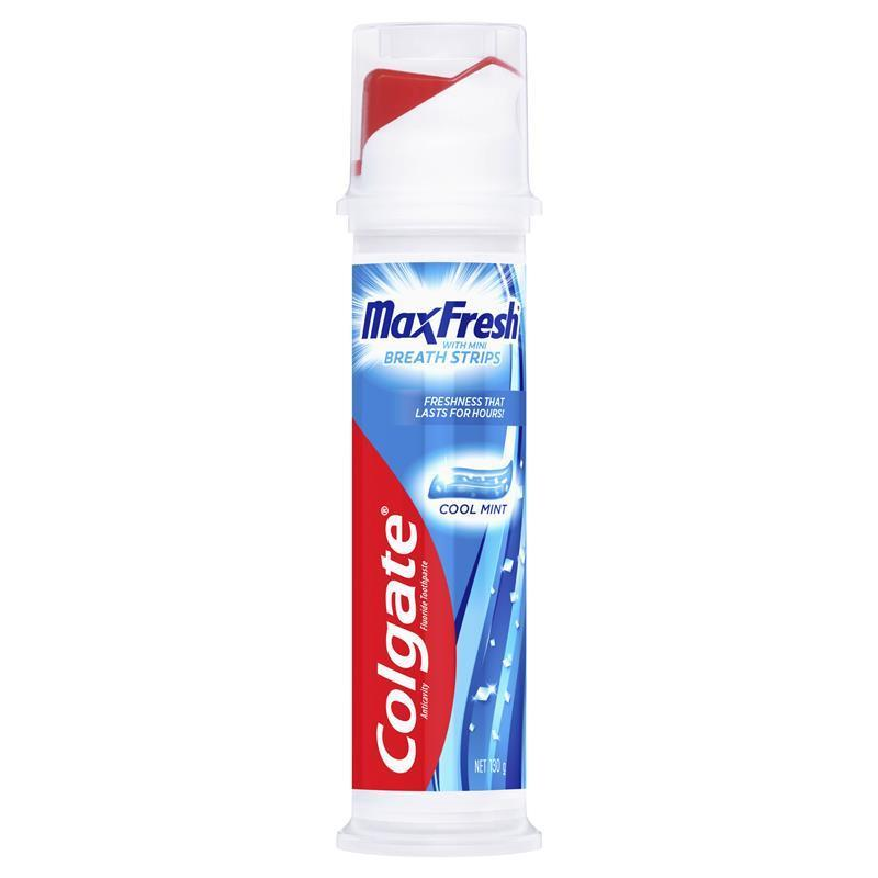 Colgate Max Fresh Cool Mint Toothpaste Pump 130g