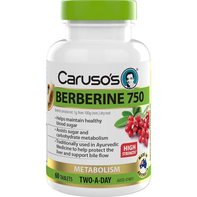 Caruso's Berberine 750 60 Tablets