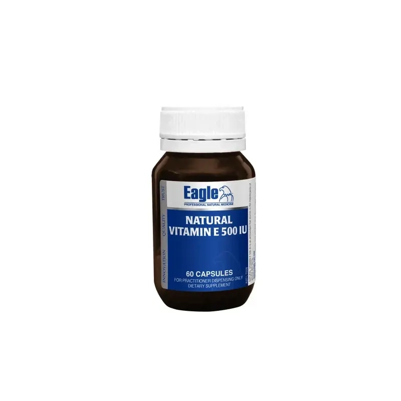 Eagle Natural Vitamin E 500IU 60 Capsules