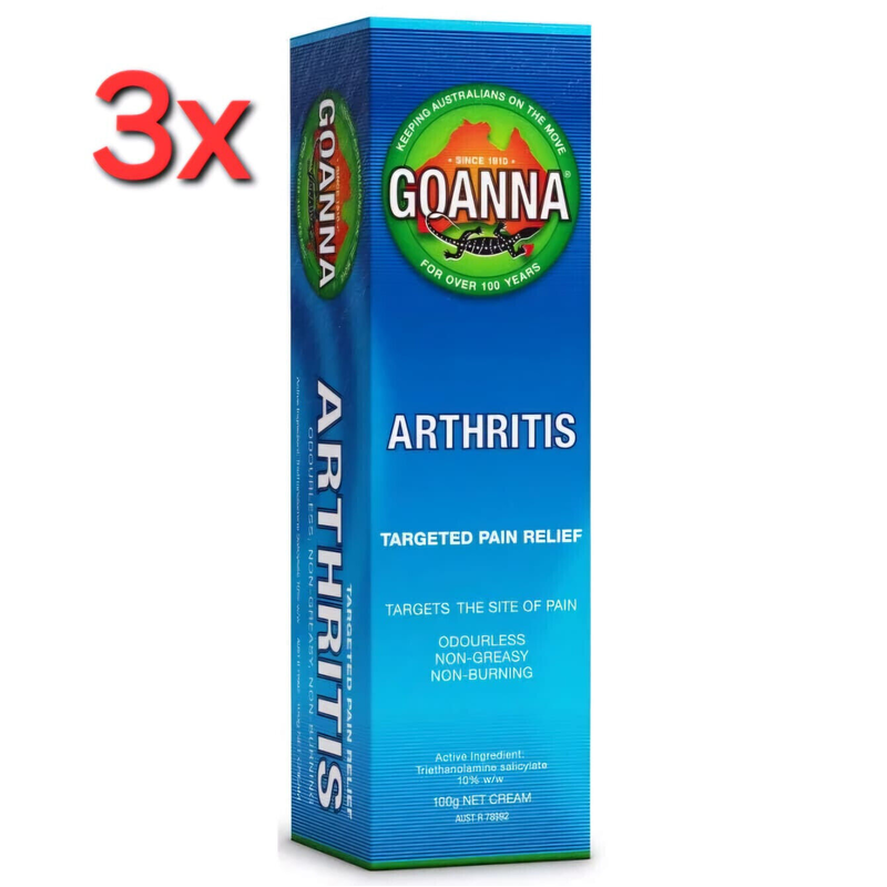 3X Goanna Arthritis Cream 100g
