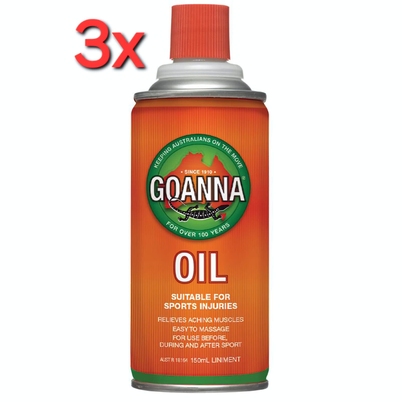 3X Goanna Oil Liniment 150ml
