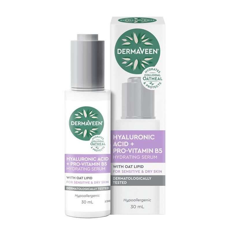 DermaVeen Hyaluronic Acid + Pro Vitamin B5 Hydrating Serum 30ml