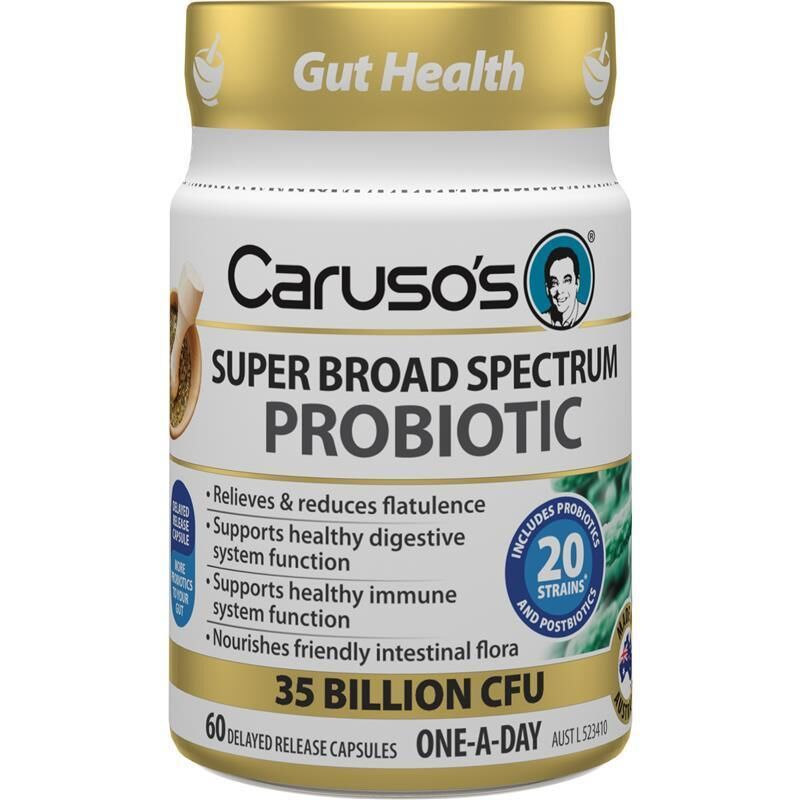 Caruso's Super Broad Spectrum Probiotic 60 Capsules