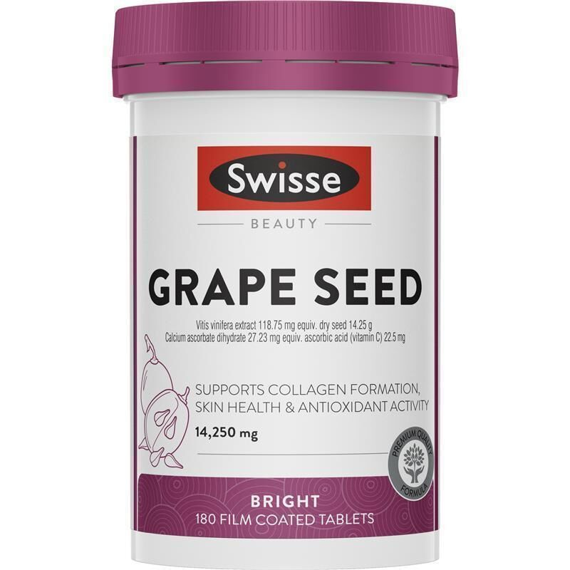 Swisse Beauty Grape Seed 180 Tablets