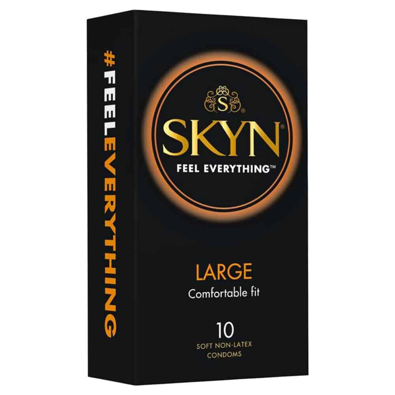 SKYN Large Comfortable Fit 10 Soft Non-Latex Condoms