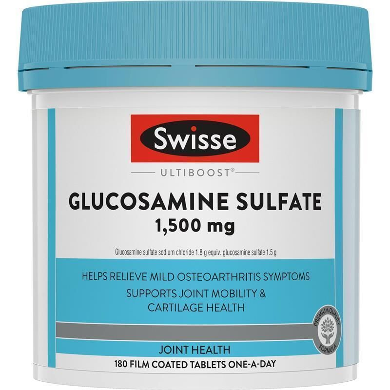 Swisse Ultiboost Glucosamine Sulfate 1500mg 180 Tablets