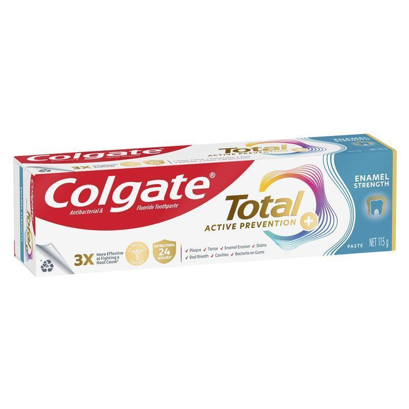 Colgate Total Active Prevention Enamel Strength Toothpaste 115gm