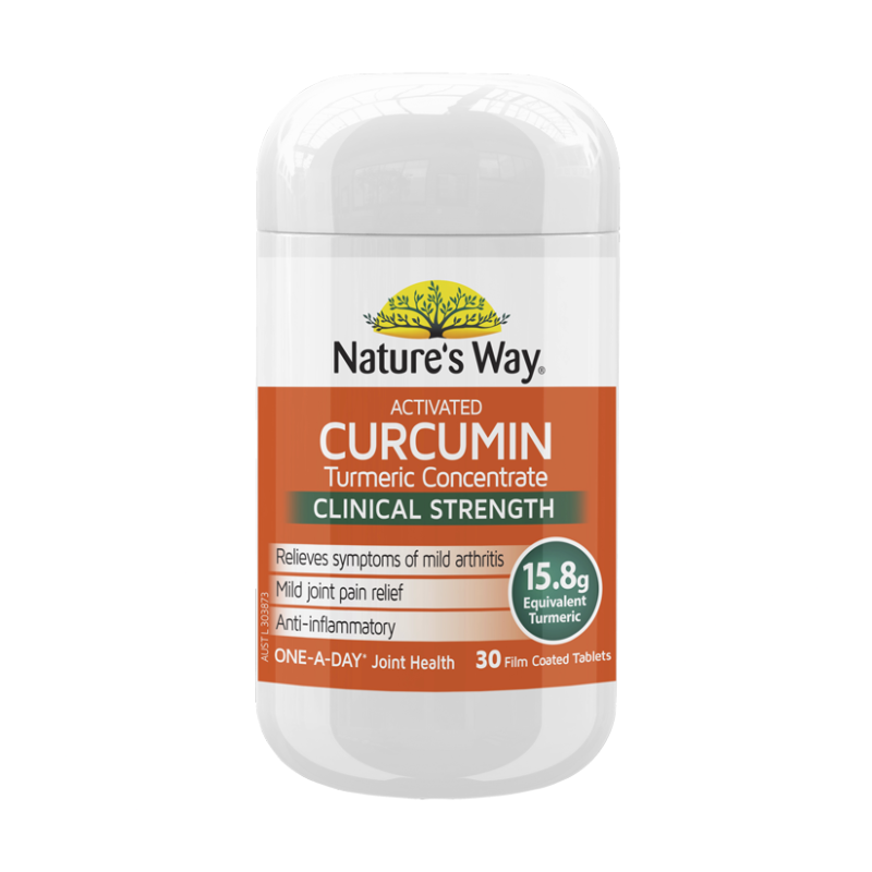 Nature's Way Activated Curcumin Turmeric Concentrate 30 Tablets